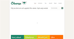 Desktop Screenshot of obergs.se
