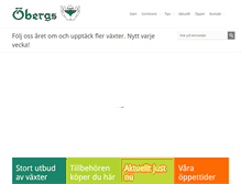 Tablet Screenshot of obergs.se